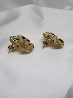 Boucle d'oreille Taliana- boucle d'oreille ronde martelé 