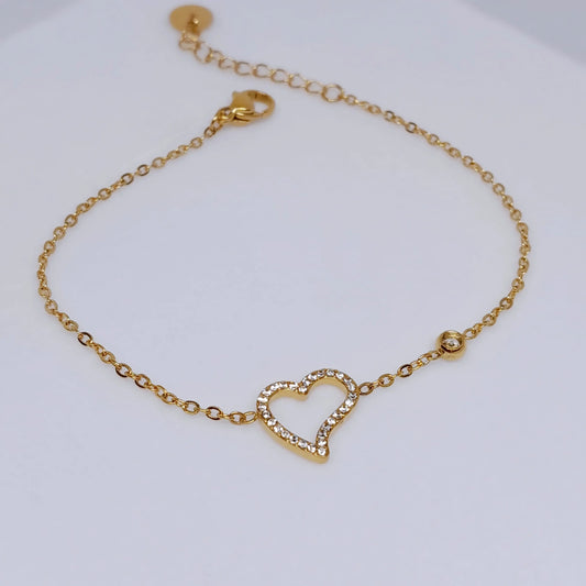Bracelet cœur Yalena