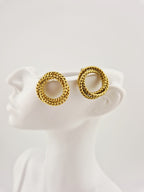 Boucle d'oreille Ambre