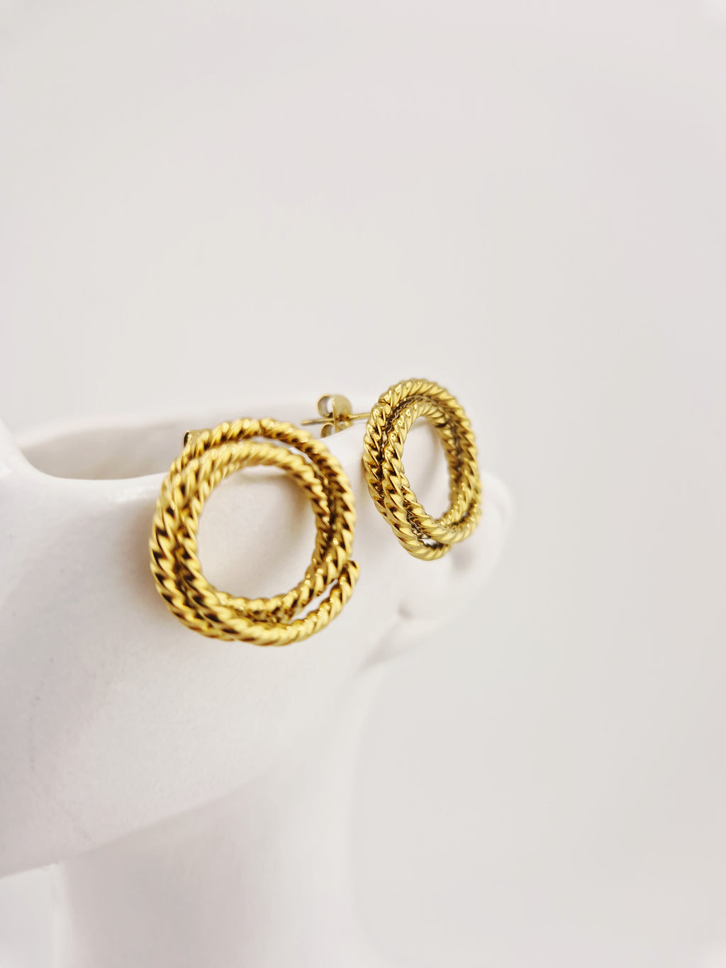 Boucle d'oreille Ambre