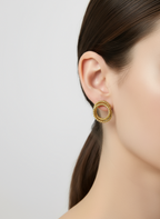 Boucle d'oreille Ambre